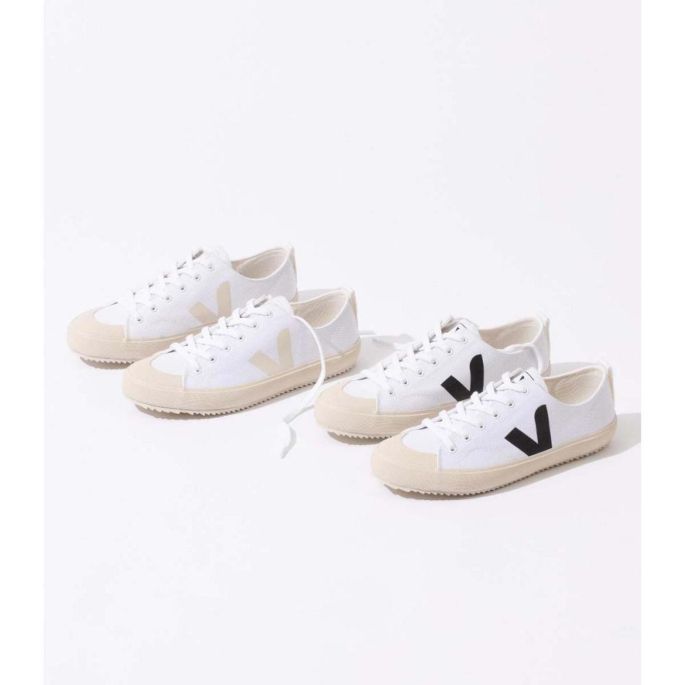 Veja NOVA CANVAS Schoenen Dames White/Black | NL 480QMA